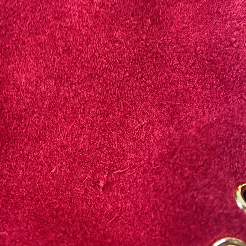 Michael Kors Red Suede Fringe Bag